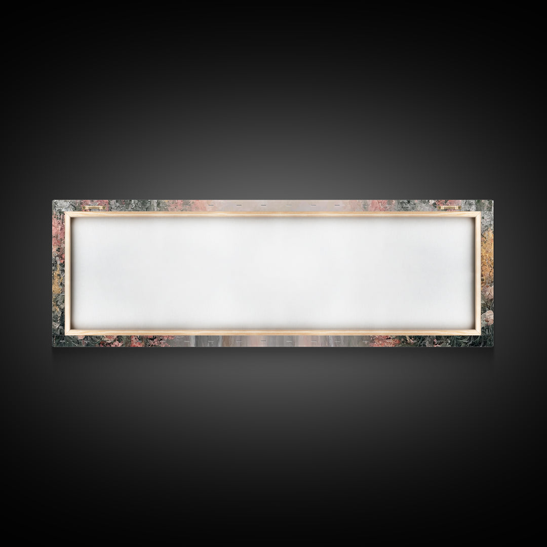 Blessing Of The Master – Framed Canvas Print – Christian Wall Art – Jesus Painting – Christian Art Canvas – Panoramic Wall Art – Christmas
