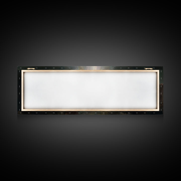 Garden Of Radiance | Framed Canvas Print | Christian Art | Christian Art Canvas | Jesus Painting | Panoramic Art | Christian Christmas Art