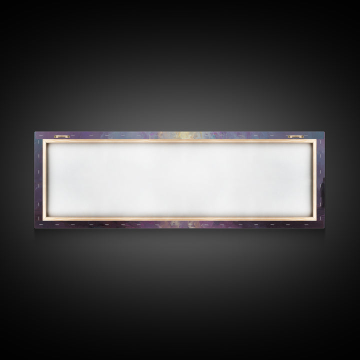 Divine Supper Light, Framed Canvas Print, Christian Wall Art, Christian Art Canvas, Jesus Painting, Panoramic Painting, Christmas Art