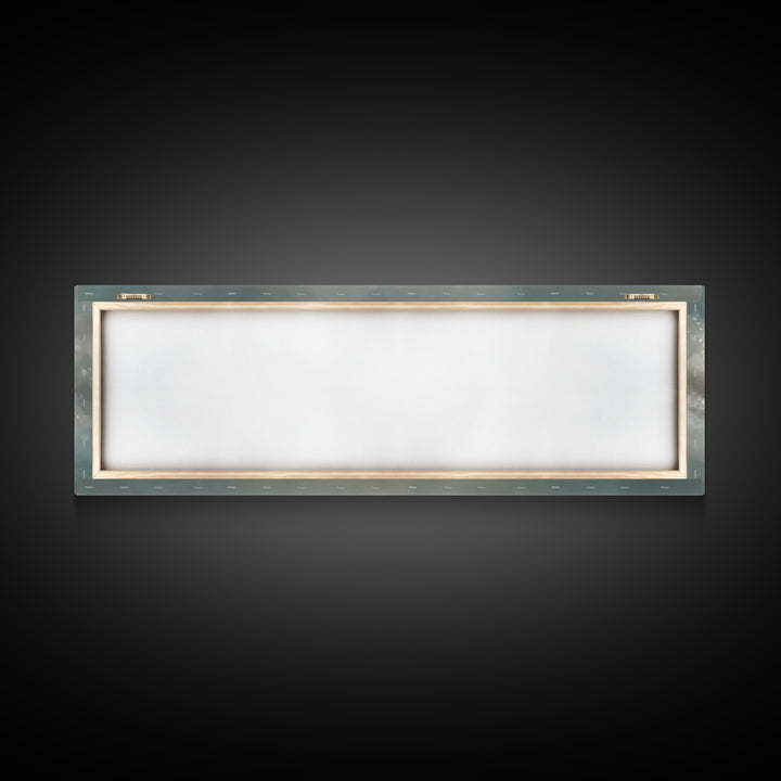 Heavenly Supper Light, Framed Canvas Print, Panoramic Wall Art, Christian Wall Art, Jesus Painting, Christian Art Canvas, Christmas Art