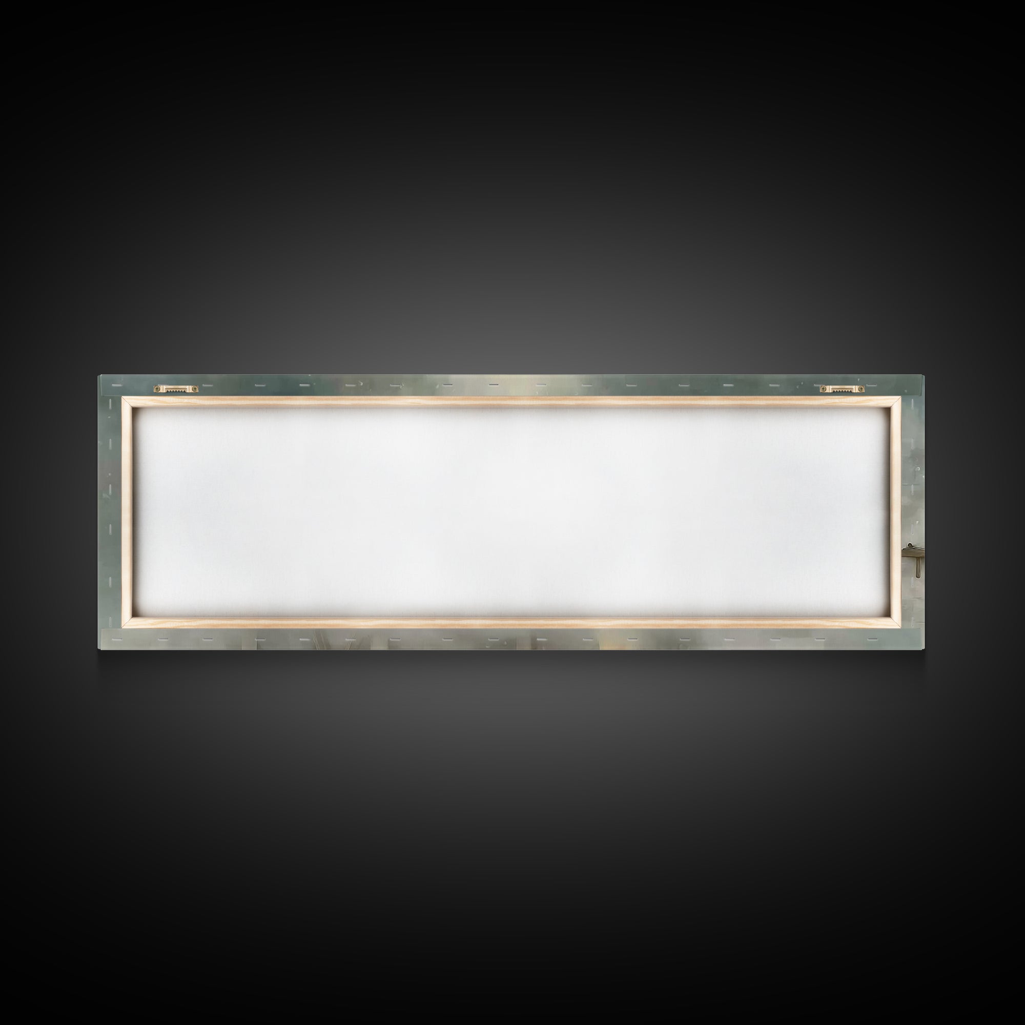 Holy Workbench Glow | Framed Canvas Print | Christian Wall Art | Panoramic Painting | Christian Art Canvas | Jesus Painting | Christian Art