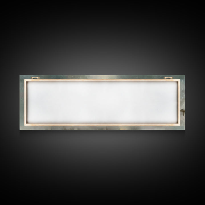 Holy Workbench Glow | Framed Canvas Print | Christian Wall Art | Panoramic Painting | Christian Art Canvas | Jesus Painting | Christian Art
