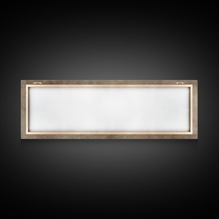 Radiant Carpenter Dawn, Framed Canvas Print, Christian Wall Art, Jesus Painting, Panoramic Wall Art, Christian Art Canvas, Christian Art