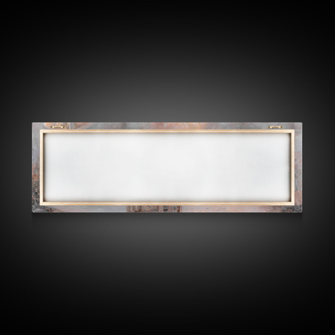 Sanctuary Of Creation – Framed Canvas Print – Christian Art – Panoramic Painting – Christian Art Canvas – Jesus Painting – Christian Wall A