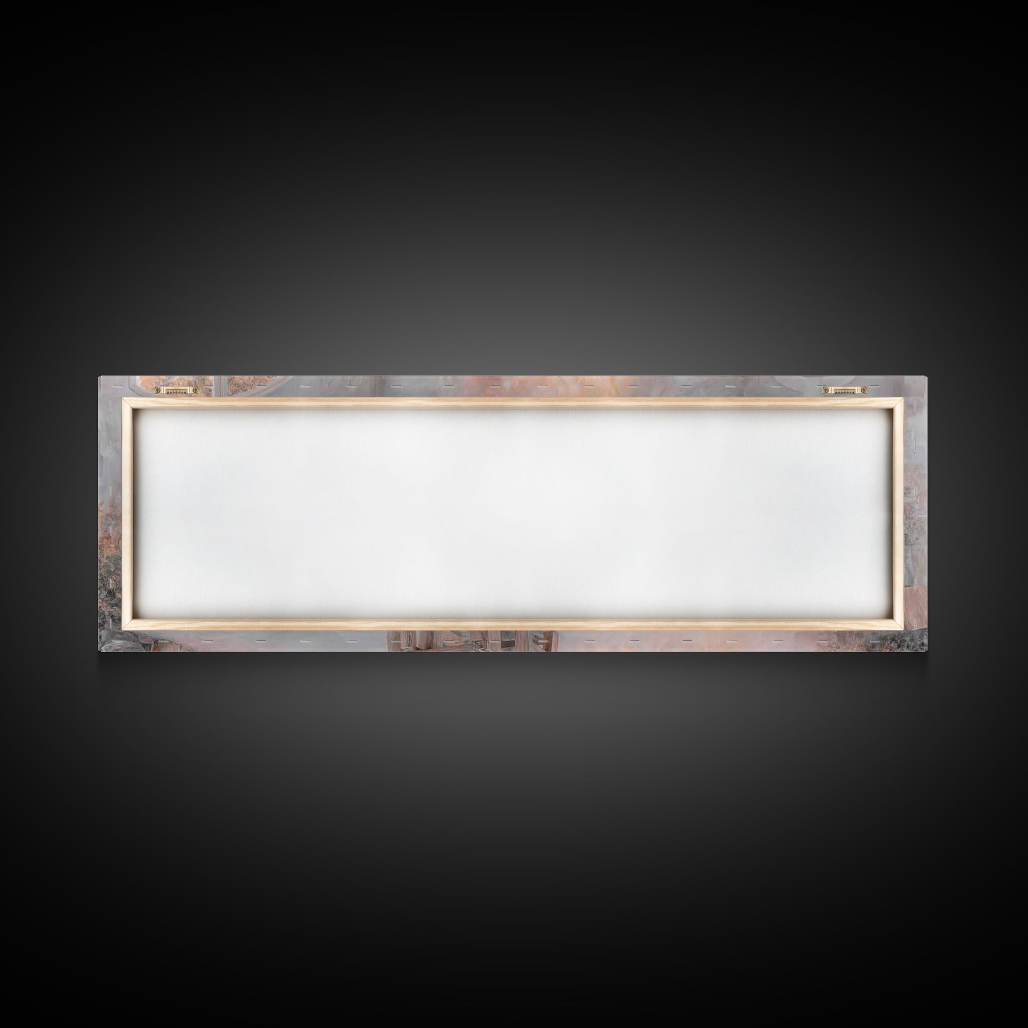 Sanctuary Of Creation – Framed Canvas Print – Christian Art – Panoramic Painting – Christian Art Canvas – Jesus Painting – Christian Wall A
