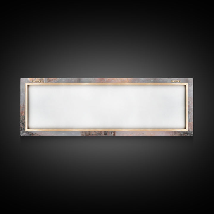 Sanctuary Of Creation – Framed Canvas Print – Christian Art – Panoramic Painting – Christian Art Canvas – Jesus Painting – Christian Wall A