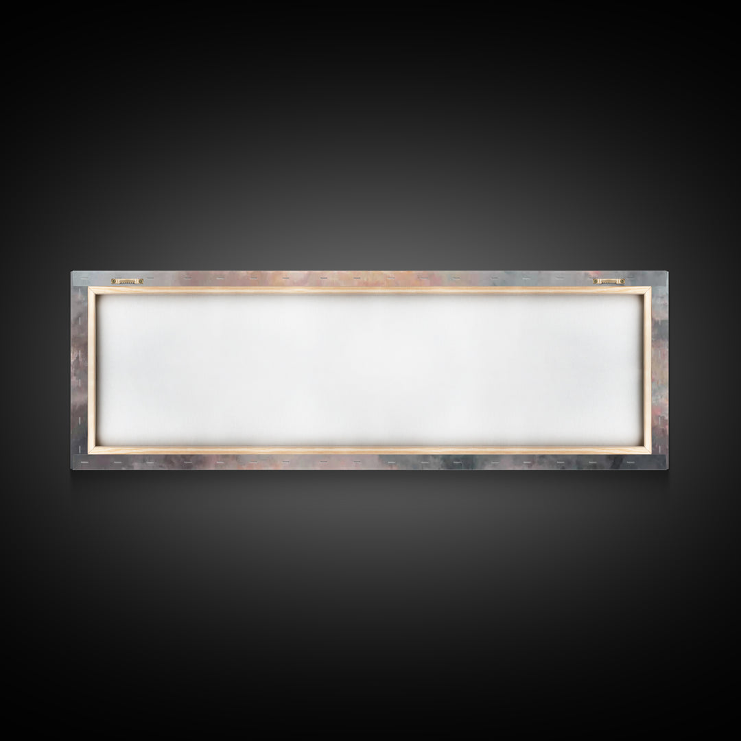 Radiant Multitude, Framed Canvas Print, Christian Art Canvas, Christian Wall Art, Panoramic Art, Christian Christmas Art, Christian Gift Id