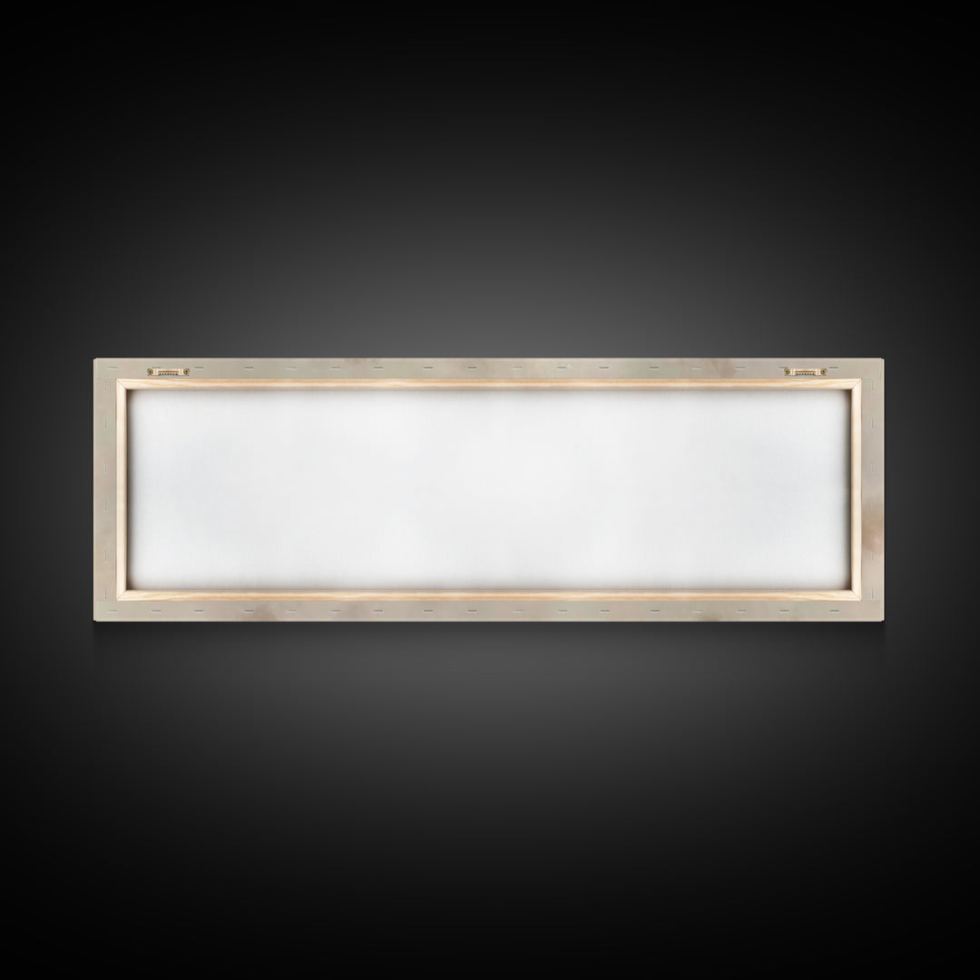 Holy Manger – Framed Canvas Print – Christian Art Canvas – Christian Wall Art – Panoramic Painting – Christmas Art – Christian Christmas Ar