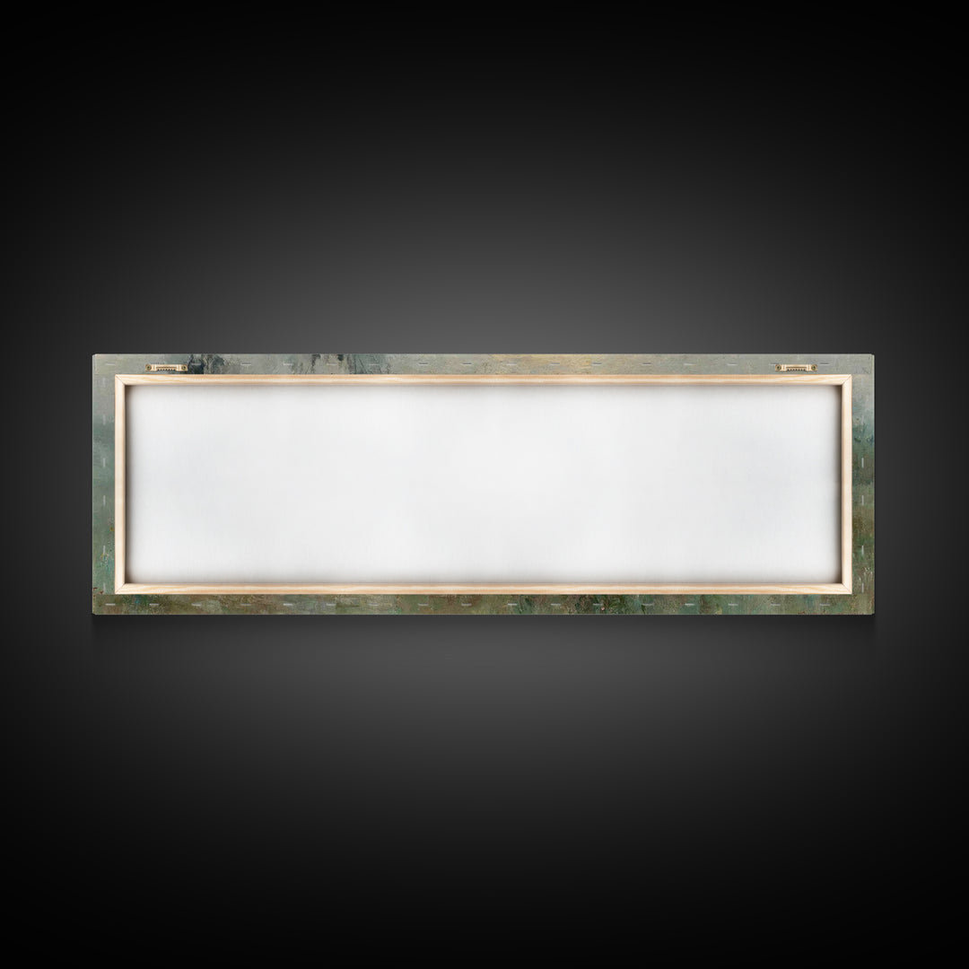 Pasture Of Promise – Framed Canvas Print – Christian Wall Art – Christian Art Canvas – Panoramic Art – Christian Christmas Art – Christian