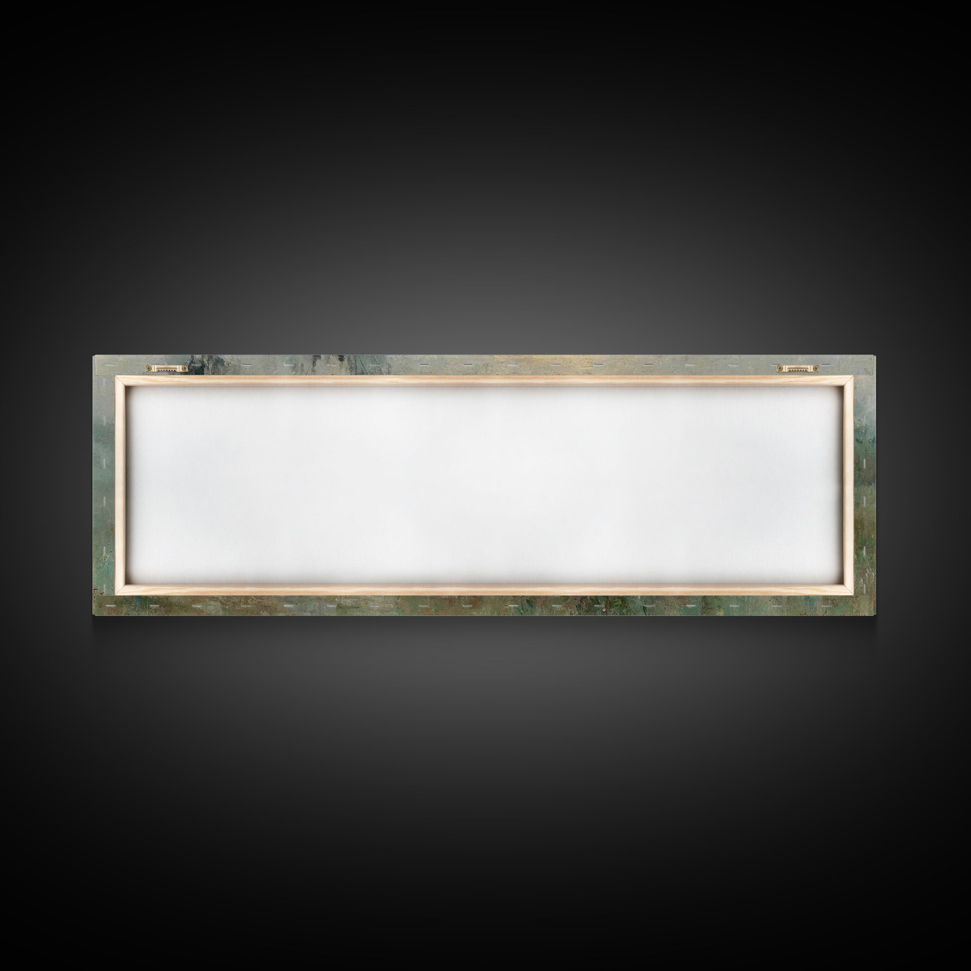 Pasture Of Promise – Framed Canvas Print – Christian Wall Art – Christian Art Canvas – Panoramic Art – Christian Christmas Art – Christian