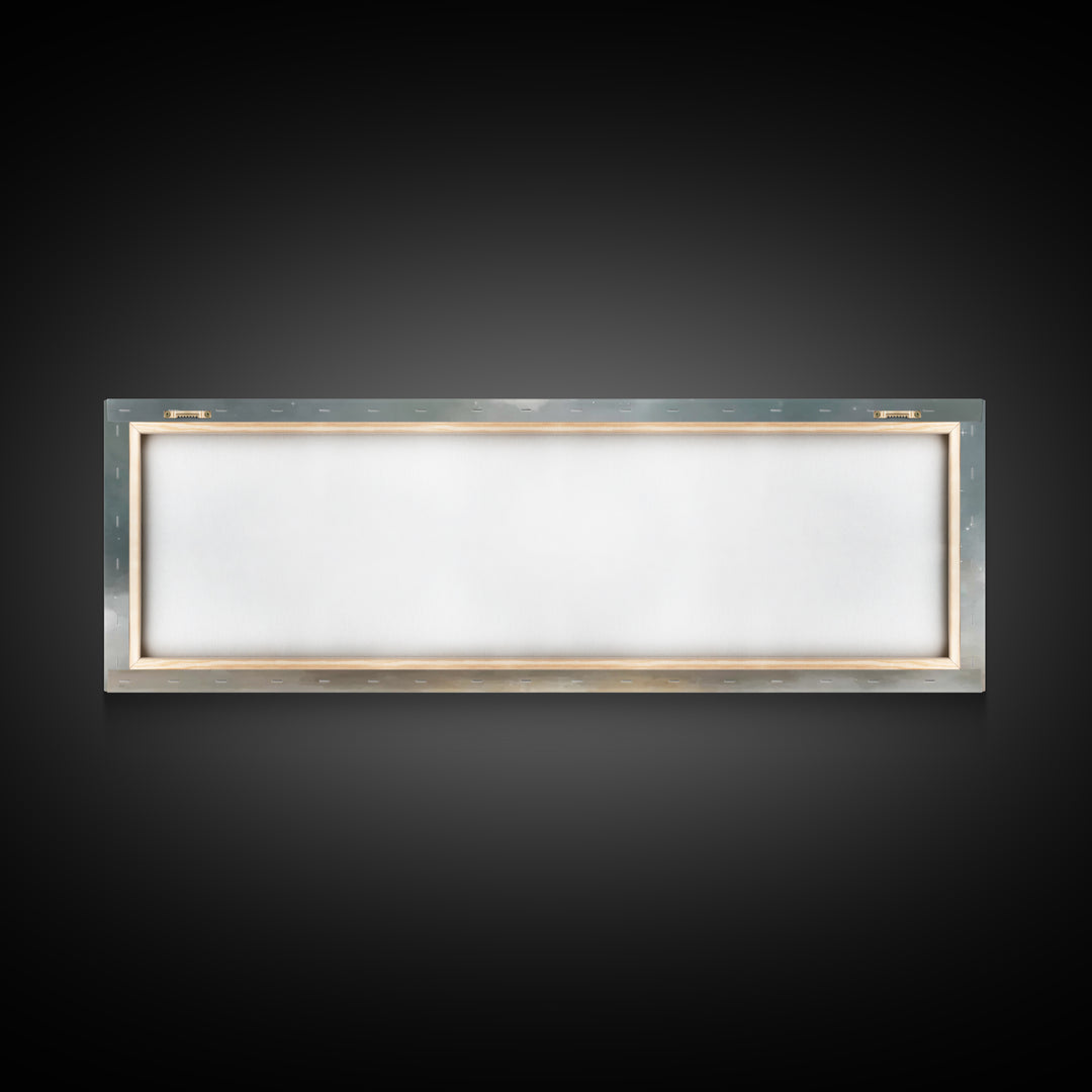 Holy Midnight – Framed Canvas Print – Christian Art Canvas – Christian Wall Art – Panoramic Print – Christmas Art – Christian Christmas Art