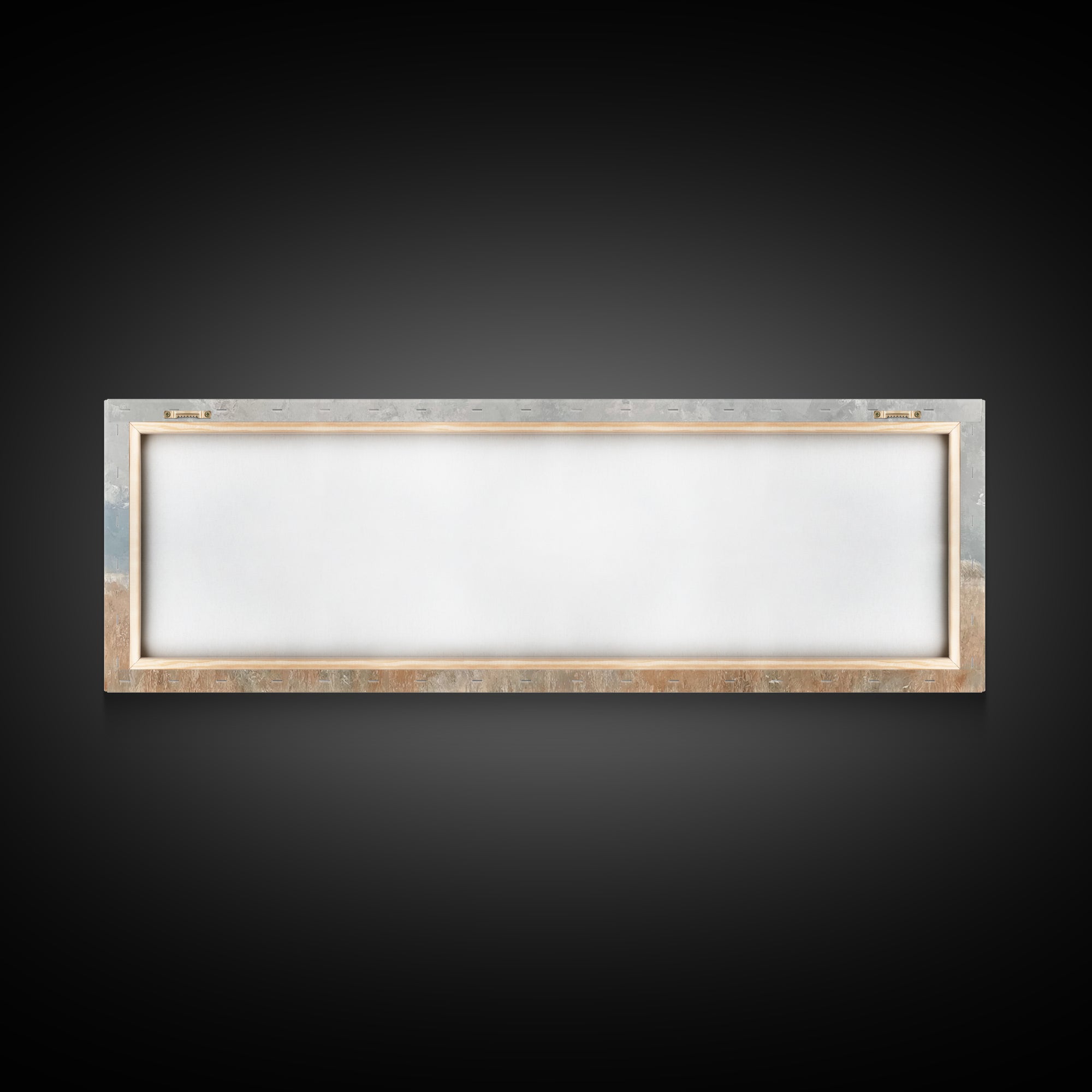 Fieldside Manger | Framed Canvas Print | Christian Wall Art | Christian Art Canvas | Panoramic Art | Christmas Art | Christian Christmas De