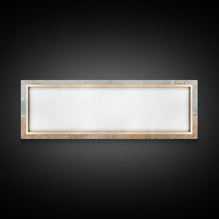 Fieldside Manger | Framed Canvas Print | Christian Wall Art | Christian Art Canvas | Panoramic Art | Christmas Art | Christian Christmas De
