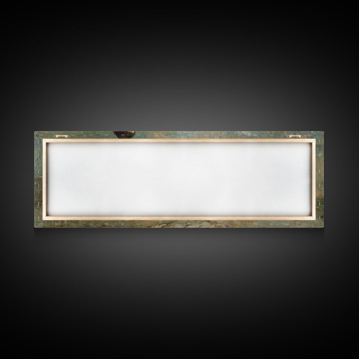 Mother And Lamb, Framed Canvas Print, Christian Art Canvas, Christian Wall Art, Panoramic Art, Jesus Painting, Christian Christmas Decor
