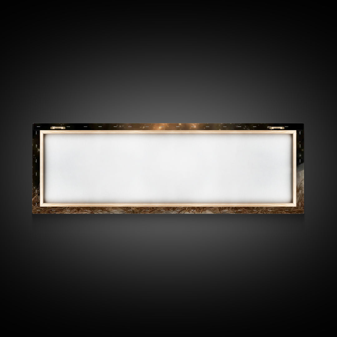 Heaven’s Peace – Framed Canvas Print – Christian Wall Art – Christian Art Canvas – Christmas Art – Panoramic Art – Jesus Painting