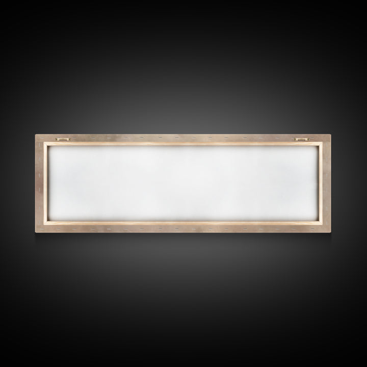 Silent Manger Light | Framed Canvas Print | Christmas Wall Art | Christian Art Canvas | Christian Christmas Art | Panoramic Print | Jesus P