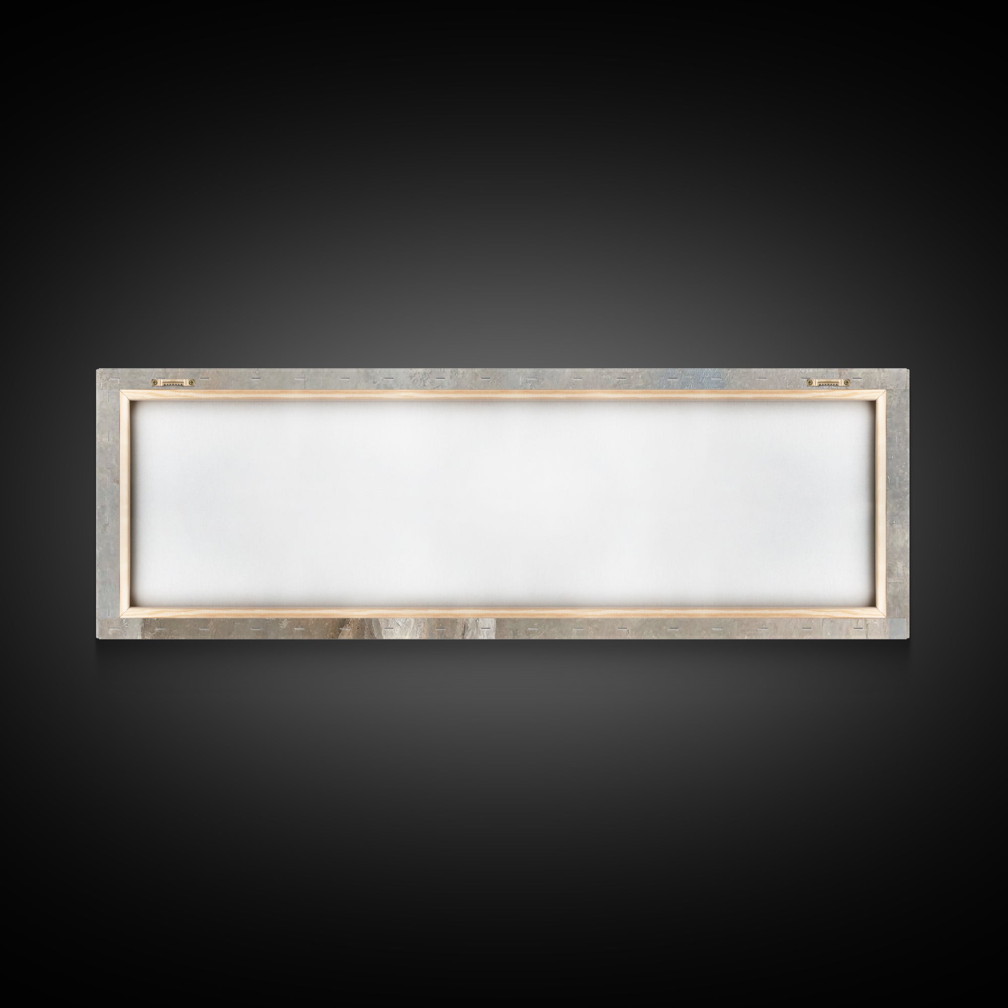 Holy Cradle Calm, Framed Canvas Print, Christian Wall Art, Christian Art Canvas, Christmas Art, Panoramic Painting, Jesus Christmas Art