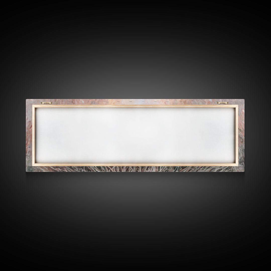 Grace In The Meadow – Framed Canvas Print – Christian Wall Art – Christian Art Canvas – Christmas Art – Panoramic Wall Art – Christian Deco