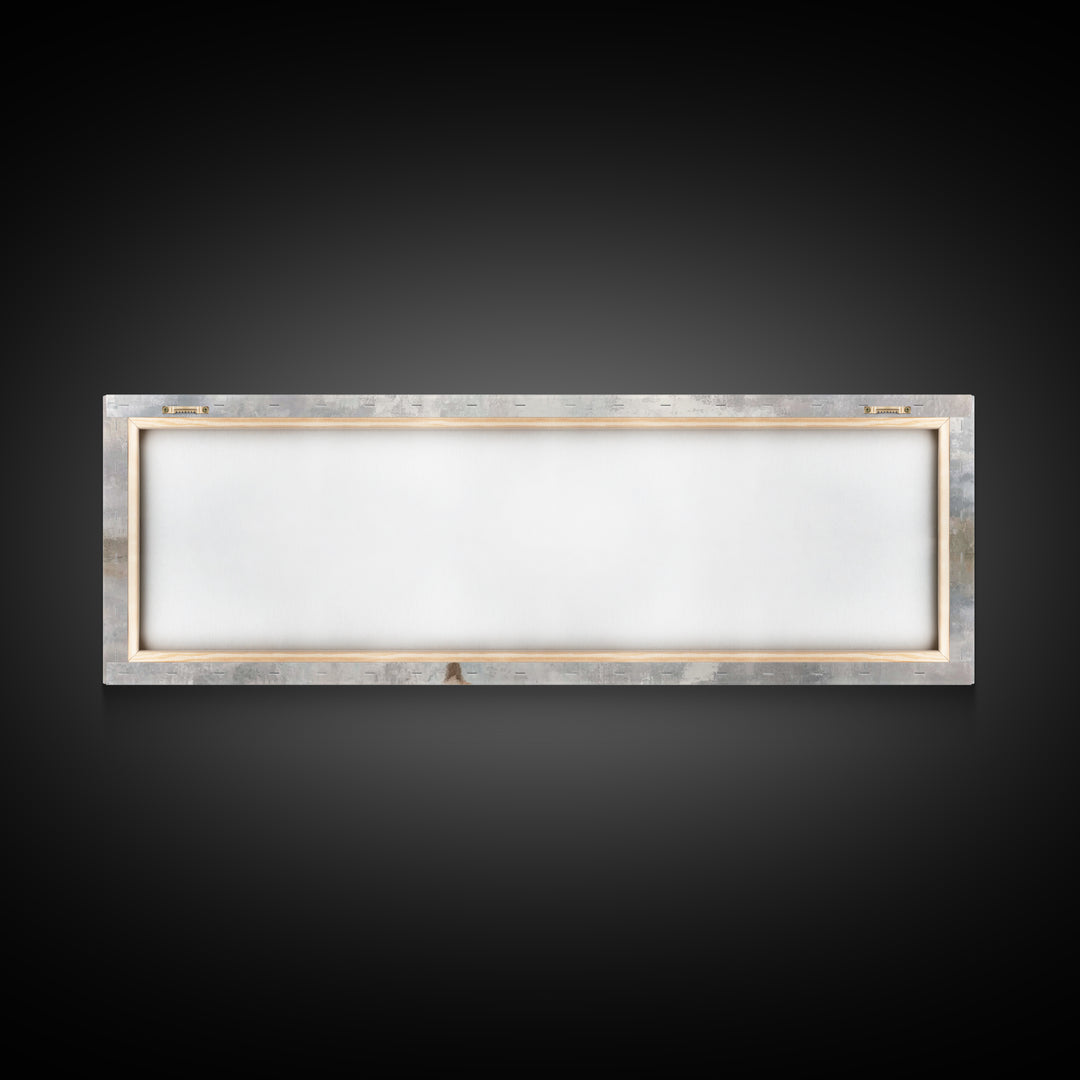 Clouds Of Promise – Framed Canvas Print – Christian Wall Art – Christian Art Canvas – Panoramic Frame – Christian Christmas Art – Jesus Pai