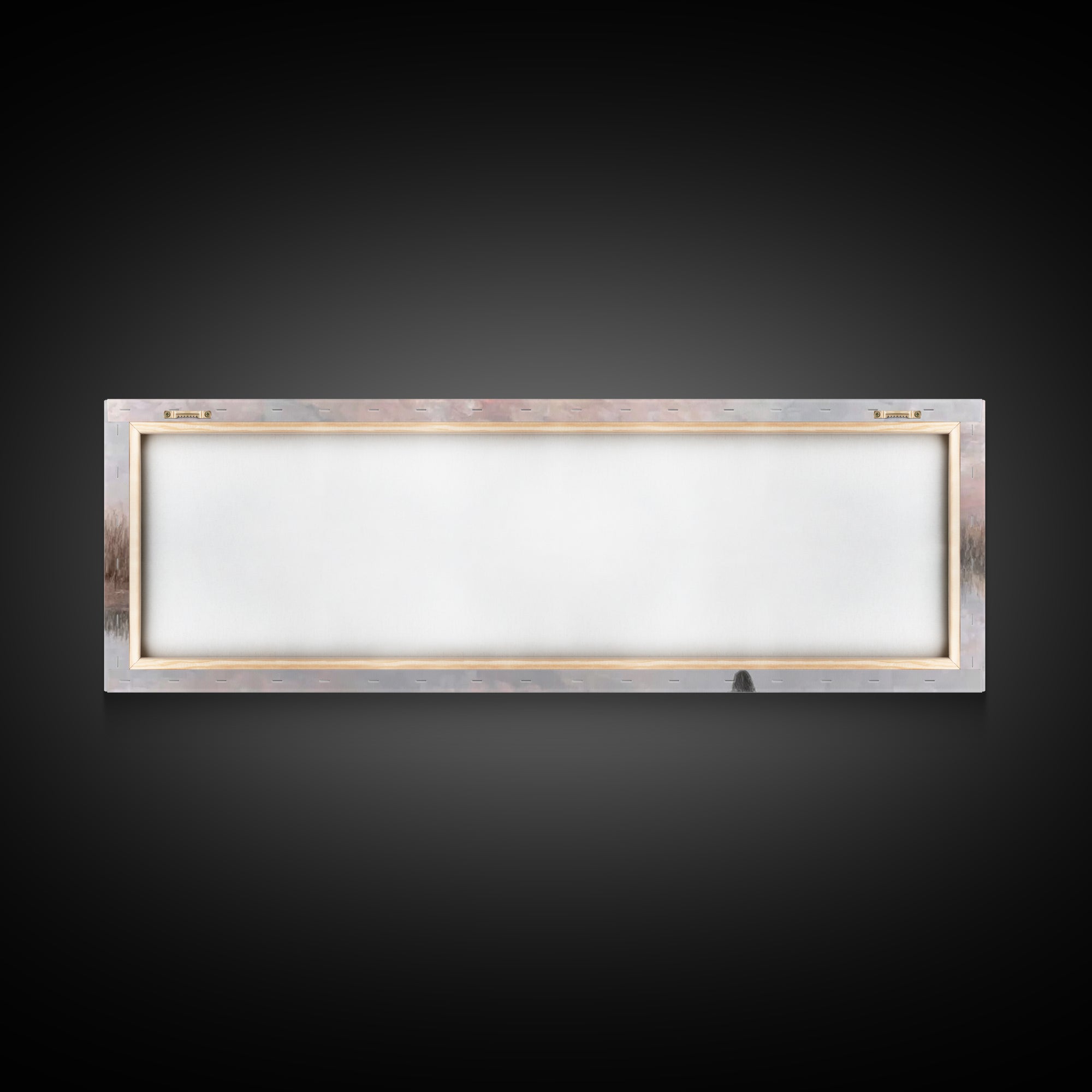 Morning Path Of Grace – Framed Canvas Print – Panoramic Art – Christian Wall Art – Christian Art Canvas – Jesus Painting – Christian Decor