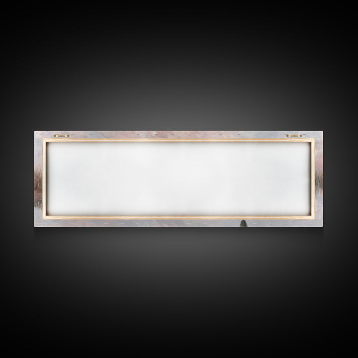 Morning Path Of Grace – Framed Canvas Print – Panoramic Art – Christian Wall Art – Christian Art Canvas – Jesus Painting – Christian Decor
