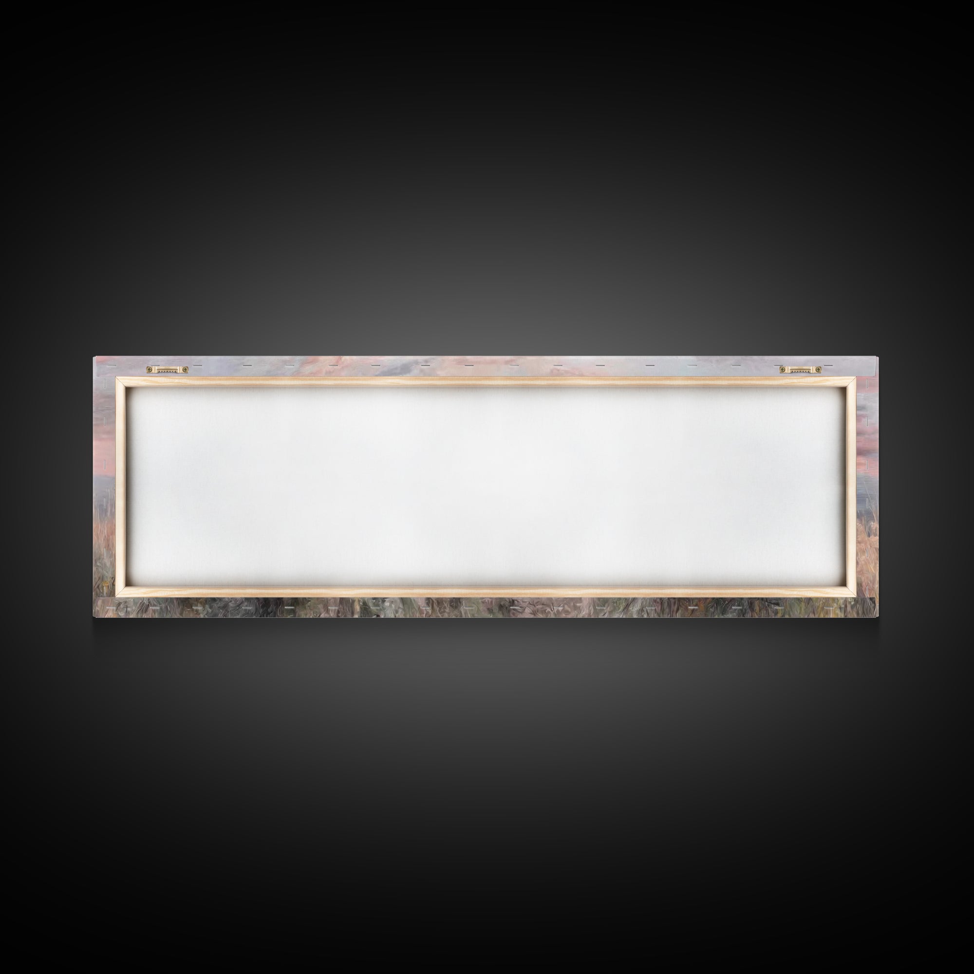 Dawn Among The Flock | Framed Canvas Print | Panoramic Wall Art | Christian Wall Art | Christian Art Canvas | Christian Painting | Jesus Ar
