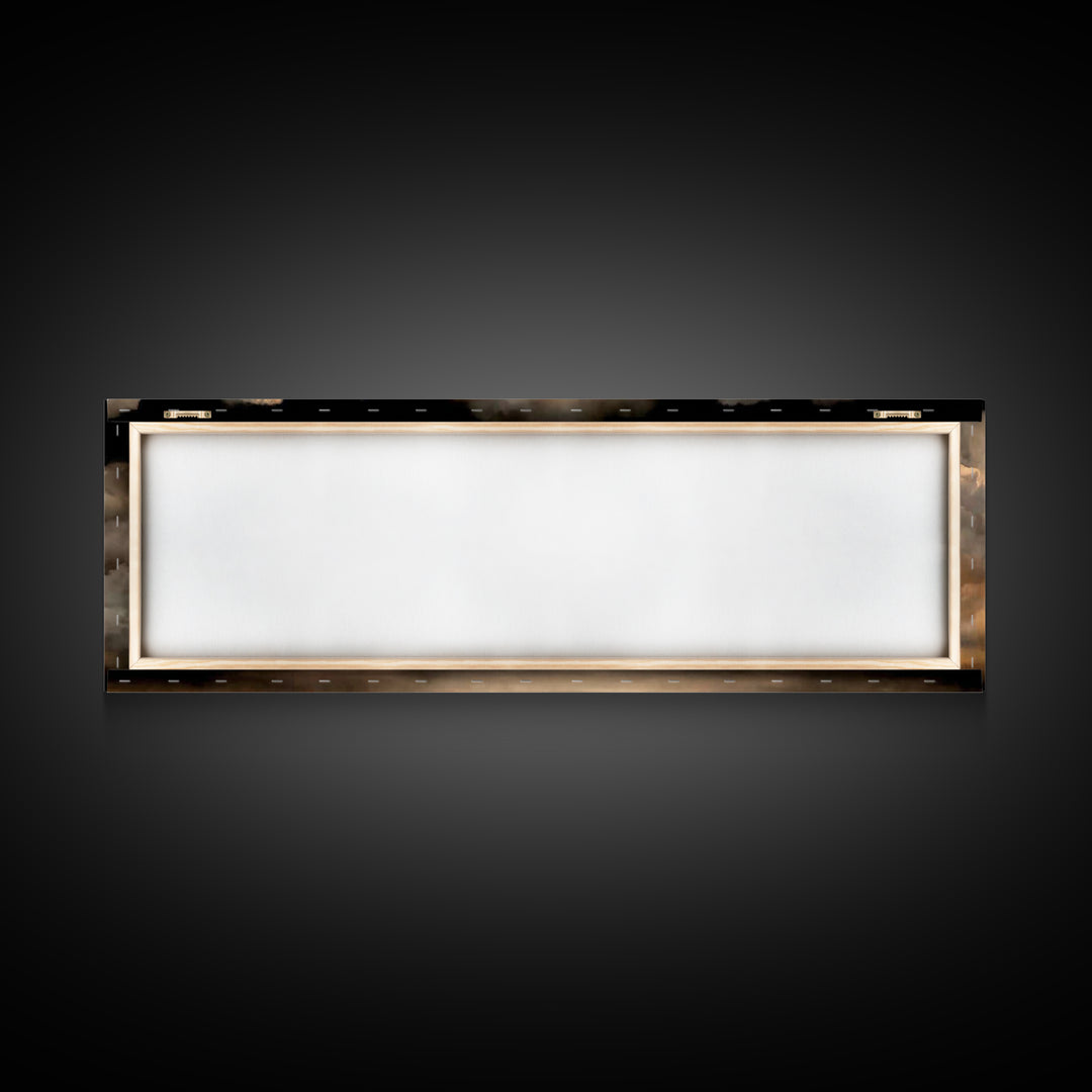 Ascension Glory – Framed Canvas Print – Christian Art – Christian Art Canvas – Panoramic Print – Jesus Painting – Christian Wall Art