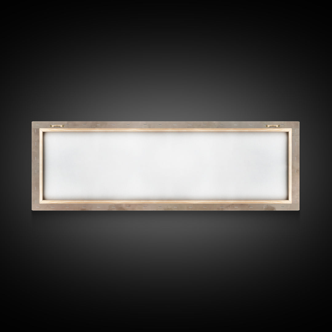 Moonlit Shepherds – Framed Canvas Print – Panoramic Art – Christian Wall Art – Christian Art Canvas – Christmas Art – Moody Christian Art