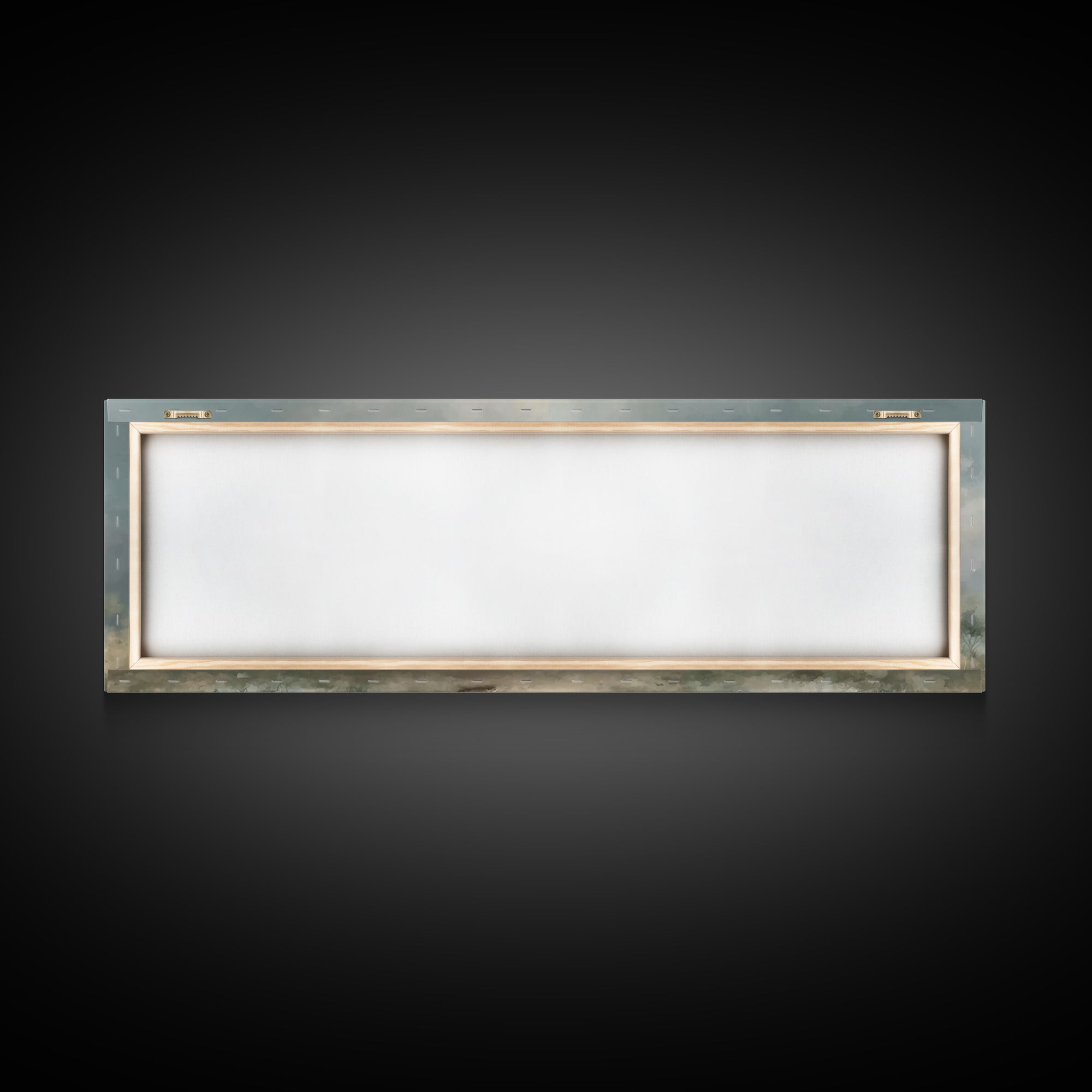 Dawn of Blessing | Framed Canvas Print | Panoramic Wall Art | Christian Art | Christian Christmas Art | Christian Decor | Christmas Canvas