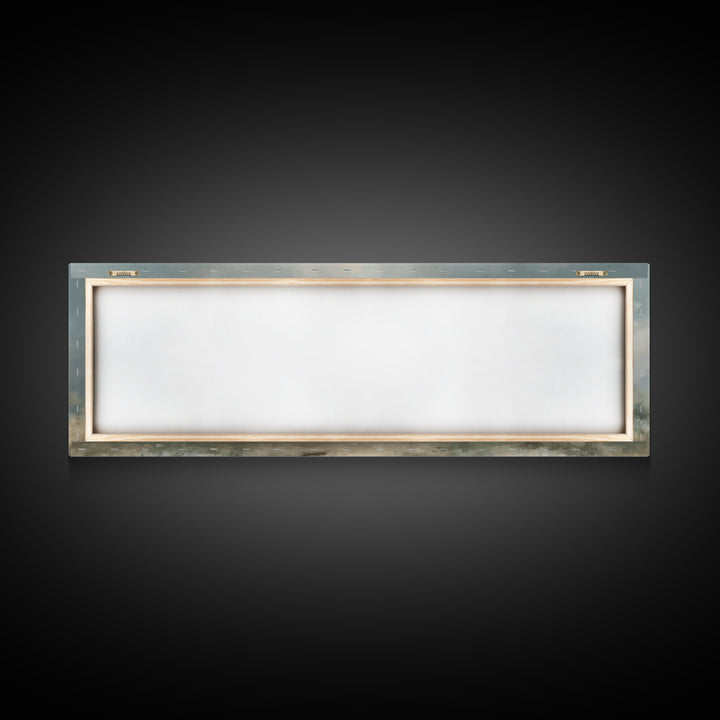 Dawn of Blessing | Framed Canvas Print | Panoramic Wall Art | Christian Art | Christian Christmas Art | Christian Decor | Christmas Canvas