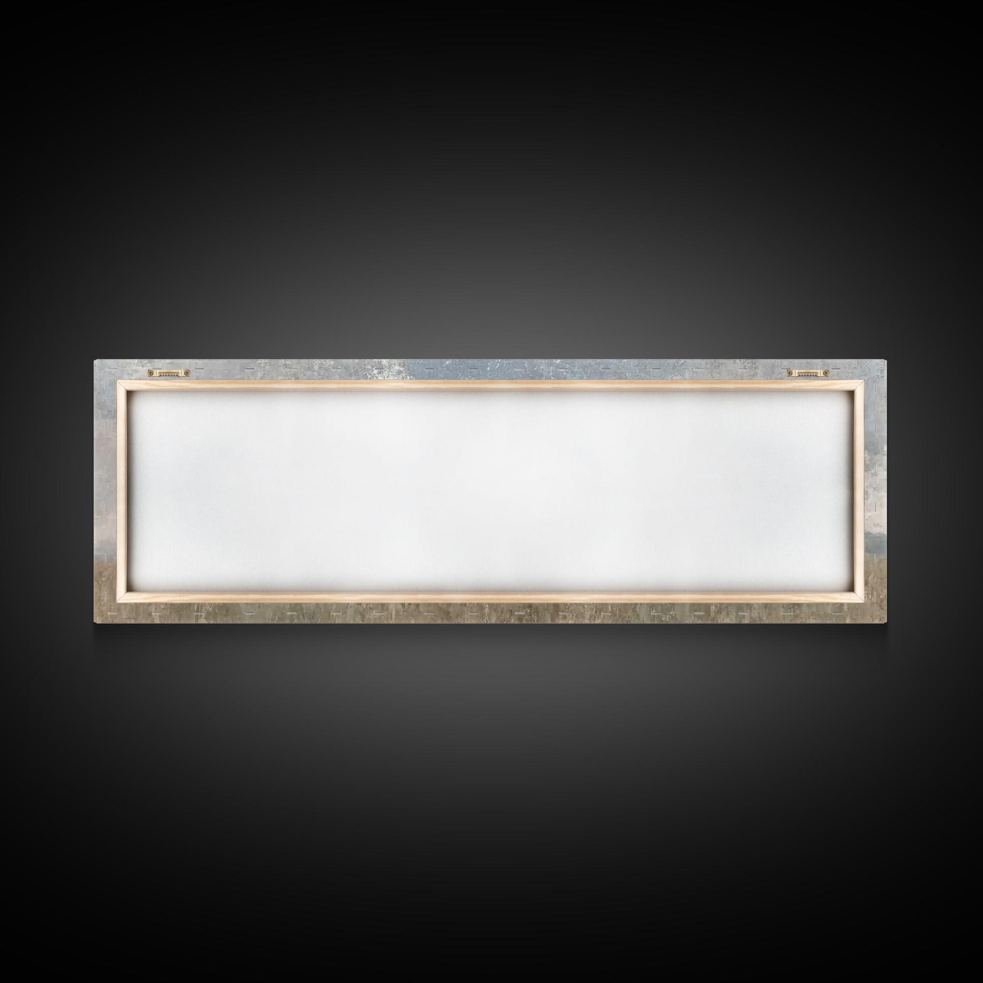 Quiet Field Gathering – Framed Canvas Print – Panoramic Painting – Christian Art – Vintage Christmas Art – Christian Wall Art – Subtle Chri