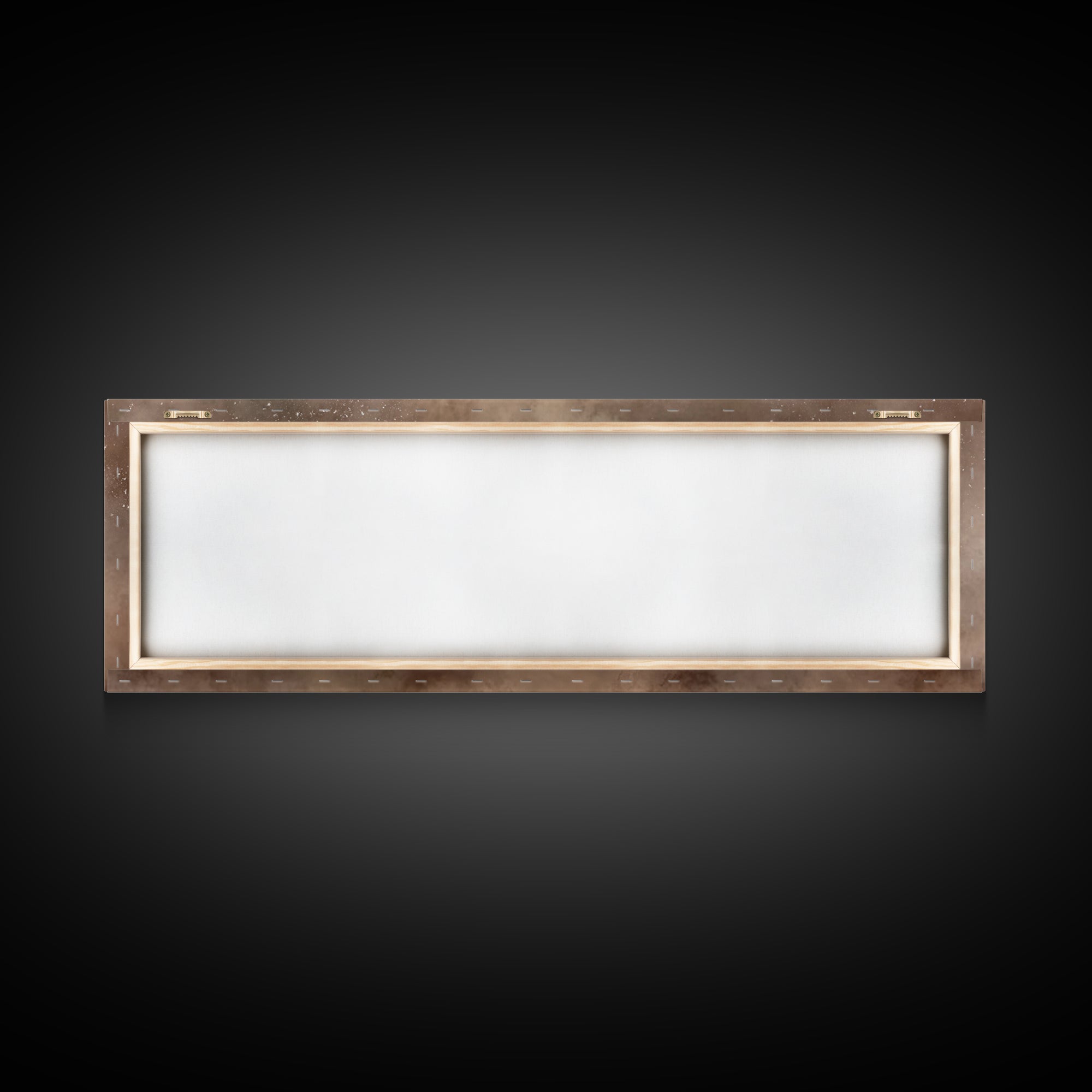 Fireside Reverence, Framed Canvas Print, Panoramic Wall Art, Christian Art Canvas, Moody Christmas Art, Christian Wall Art, Christian Decor
