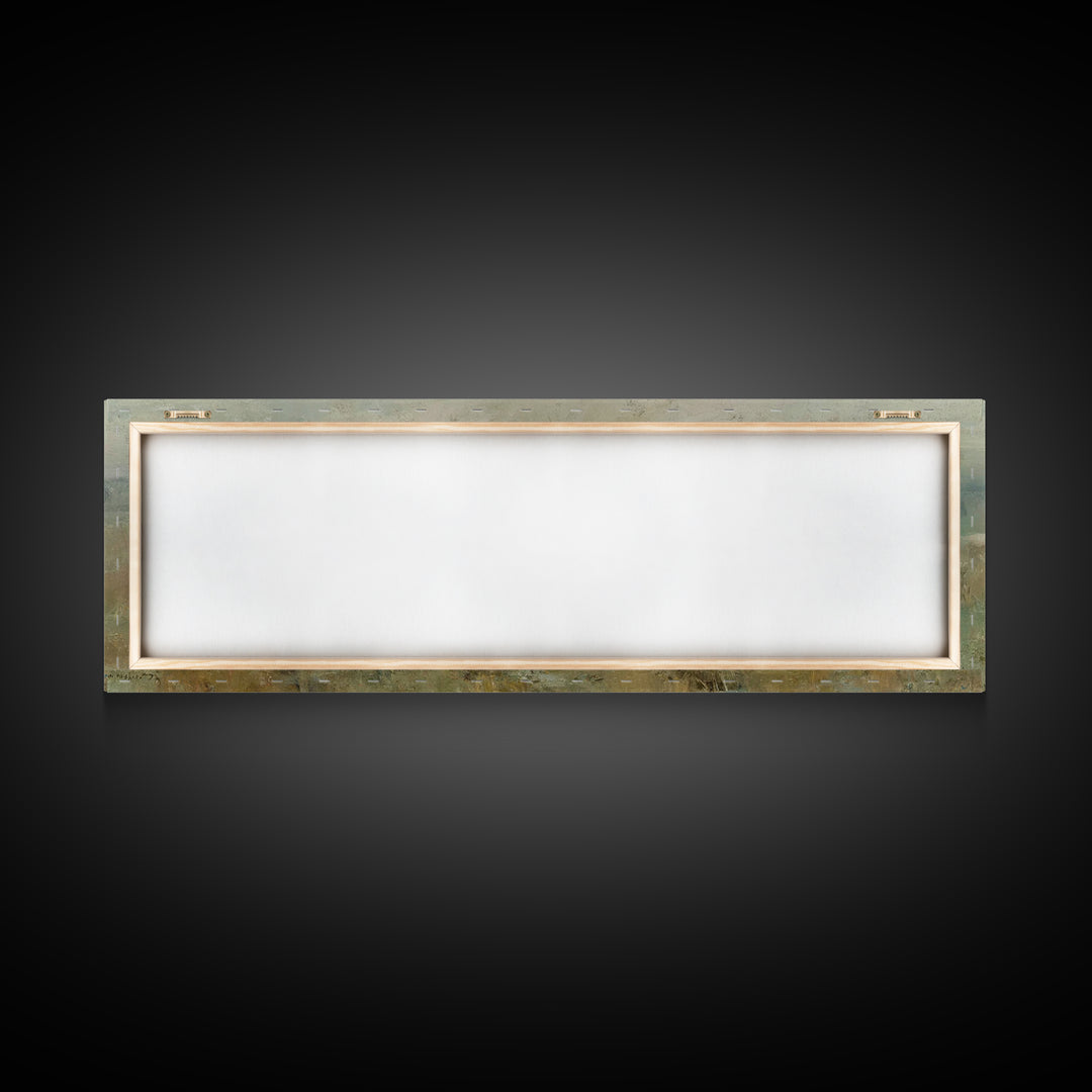 Pasture Night Watch – Framed Canvas Print – Panoramic Print – Christian Christmas Art – Christian Wall Art – Christmas Canvas Wall Art – Ch