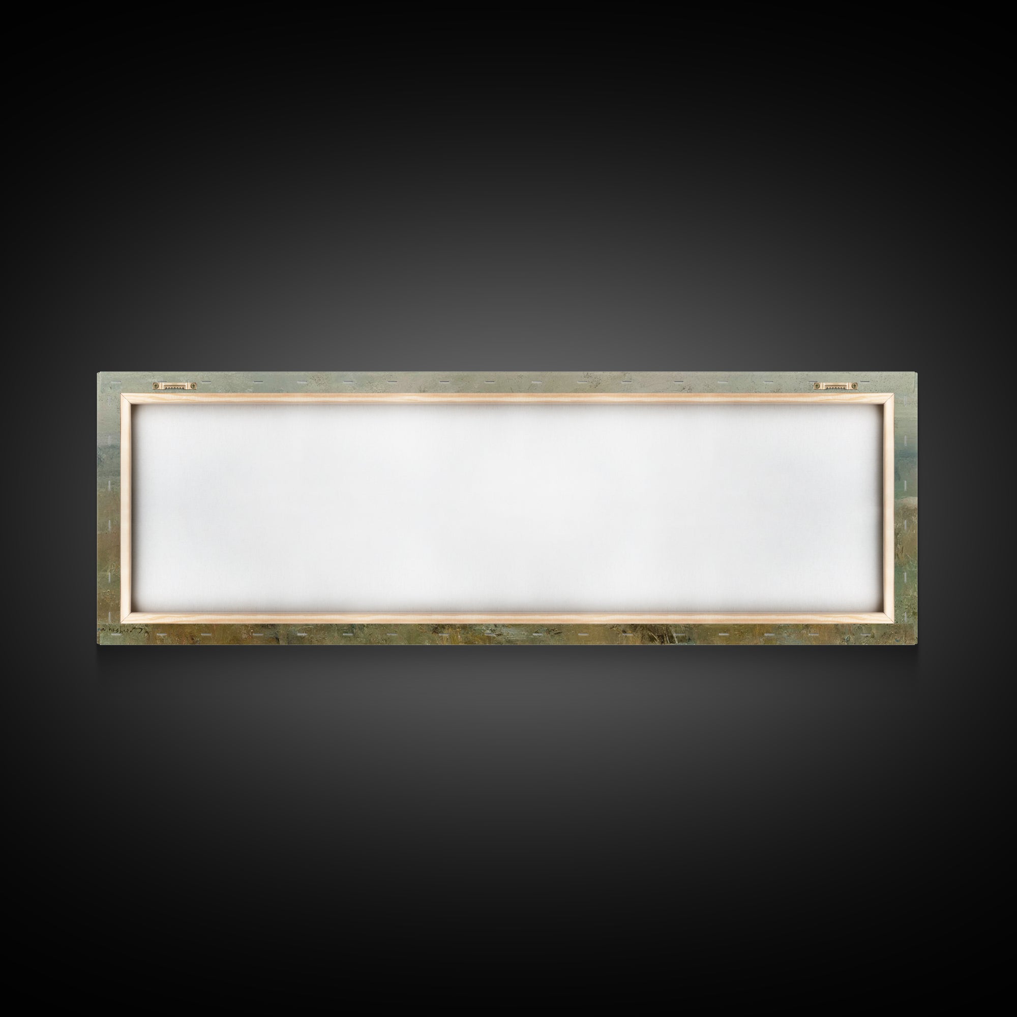 Pasture Night Watch – Framed Canvas Print – Panoramic Print – Christian Christmas Art – Christian Wall Art – Christmas Canvas Wall Art – Ch
