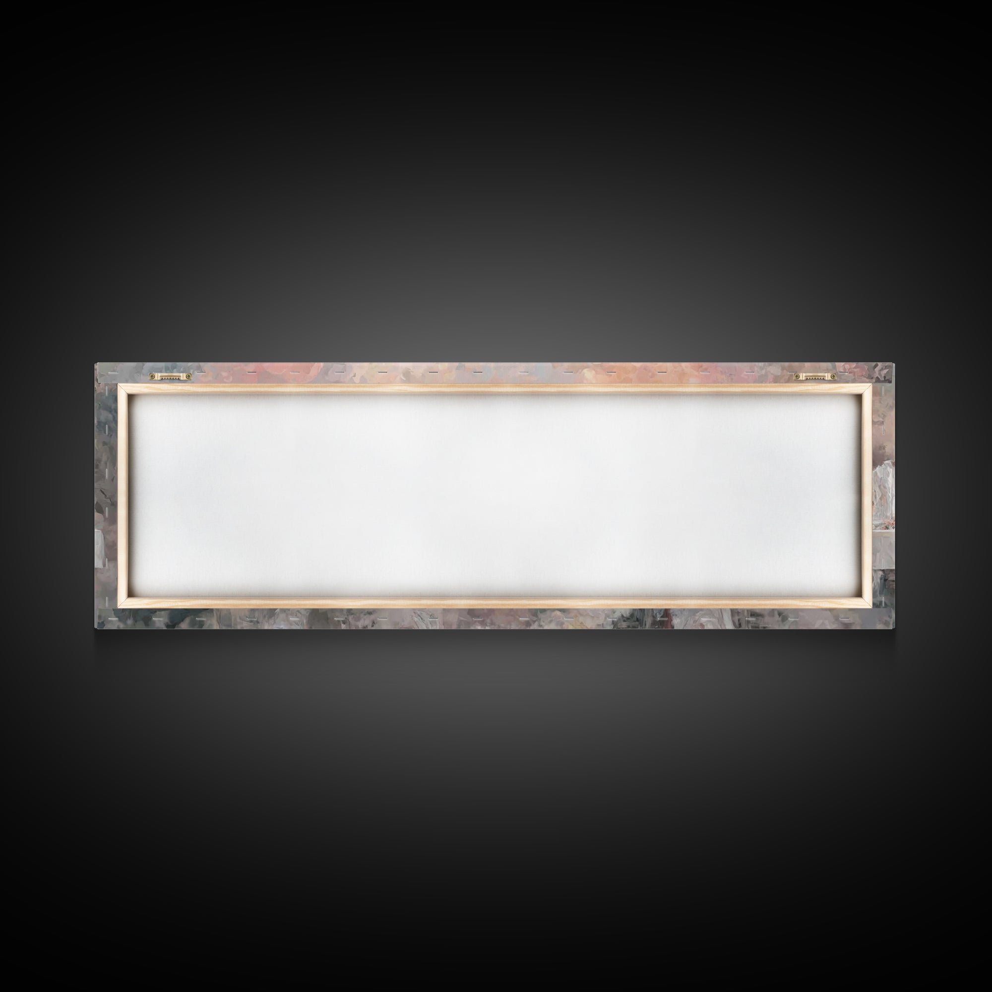 Supper Of Glory, Framed Canvas Print, Panoramic Wall Art, Christian Art Canvas, Jesus Painting, Christian Art, Modern Christian Painting