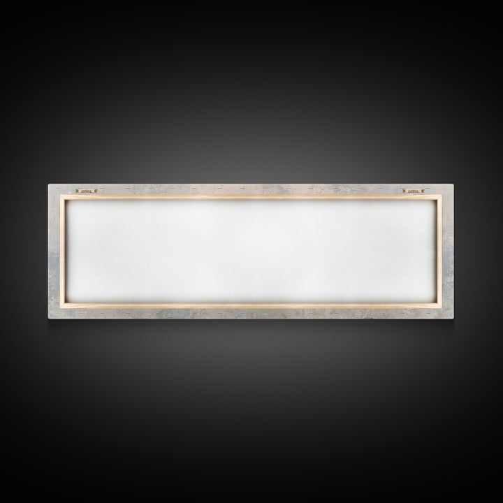 Table Of Peace – Framed Canvas Print – Panoramic Frame – Christian Art – Christian Wall Art – Jesus Painting – Subtle Christian Art