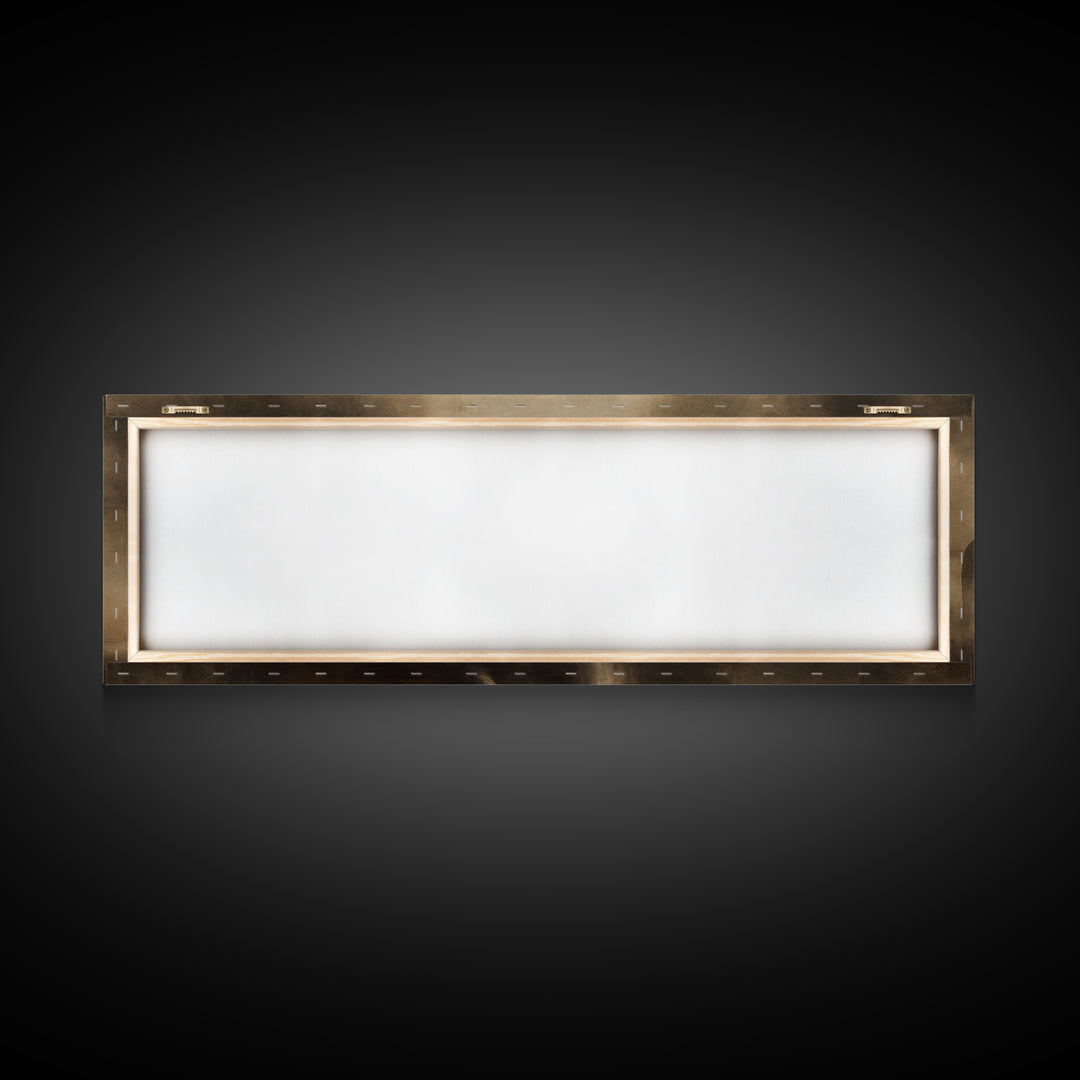 Desert Supper Glow | Framed Canvas Print | Panoramic Print | Christian Wall Art | Jesus Painting | Christian Art Canvas | Modern Christian