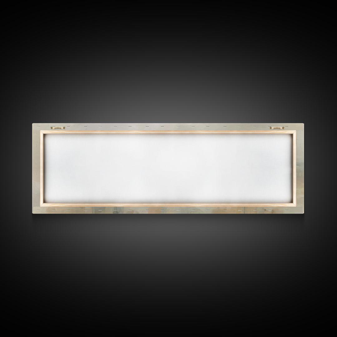 Flowers Of Mercy – Framed Canvas Print – Panoramic Painting – Christian Art – Jesus Painting – Christian Art Canvas – Christian Wall Art