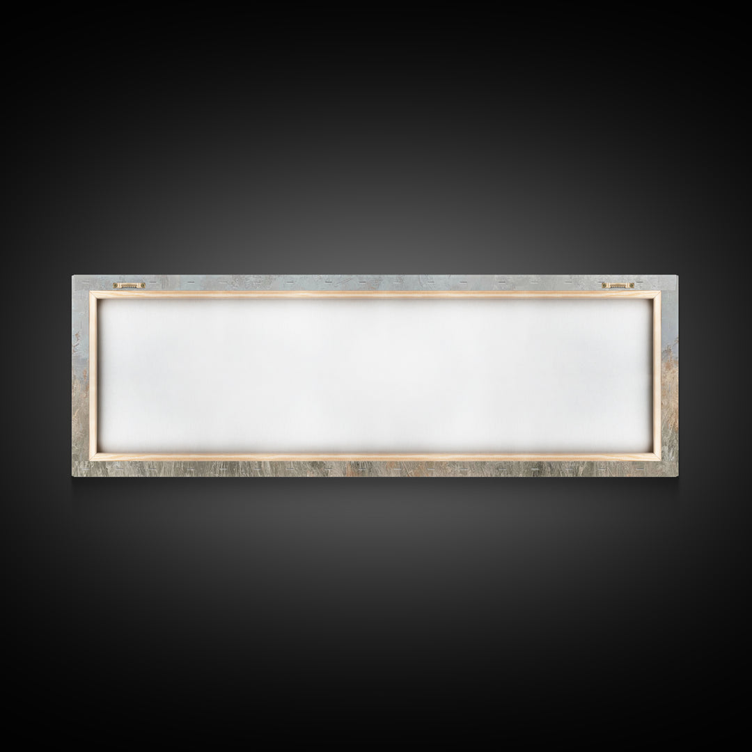 Blossoms Of Mercy – Framed Canvas Print – Christian Wall Art – Jesus Painting – Christian Art Canvas – Panoramic Wall Art – Christian Decor
