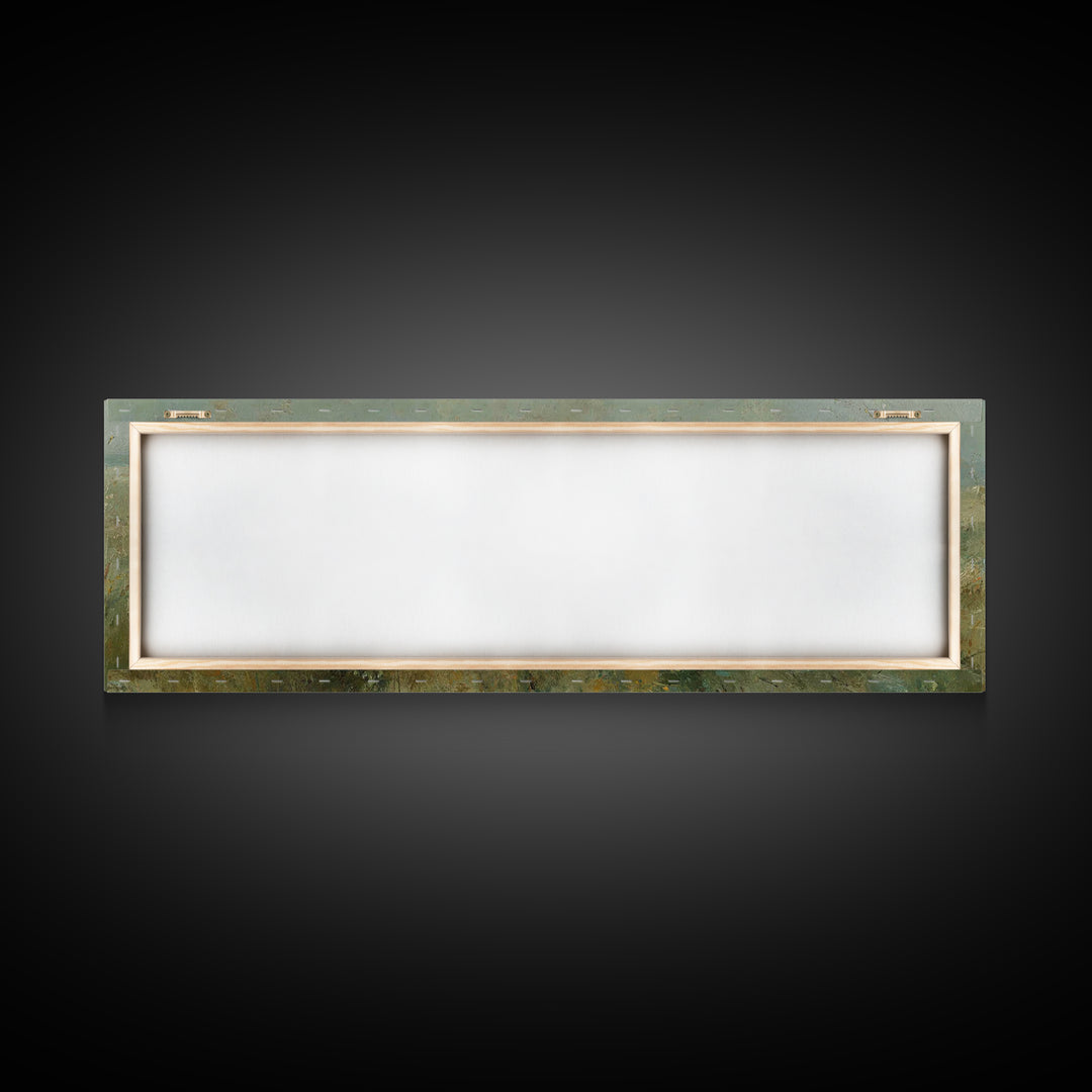 Garden Of Hope, Framed Canvas Print, Christian Art Canvas, Jesus Painting, Christian Wall Art, Panoramic Art, Christmas Art