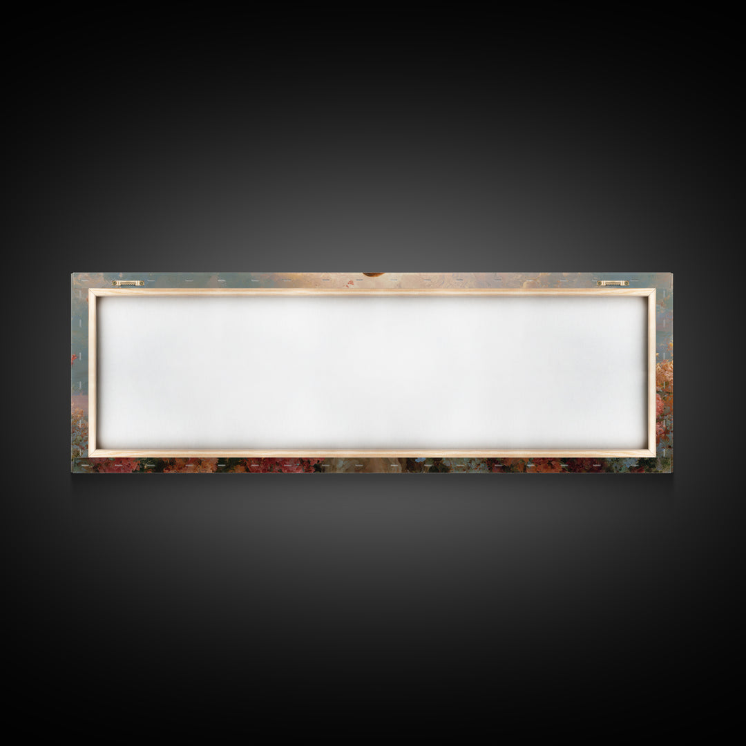 Endless Peace – Framed Canvas Print – Jesus Painting – Christian Art Canvas – Christian Wall Art – Panoramic Art – Christian Christmas