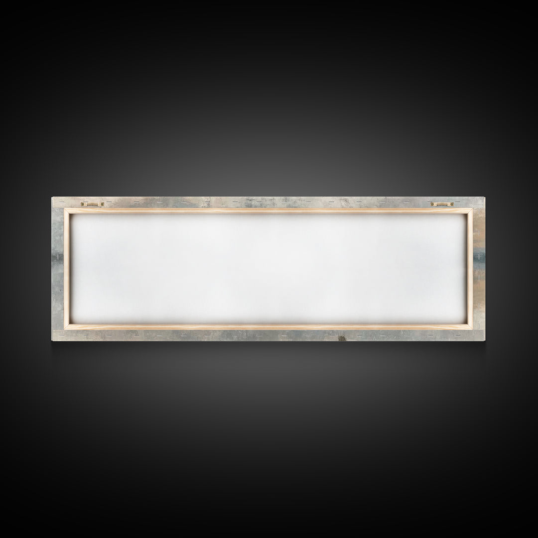Reflective Grace – Framed Canvas Print – Christian Art Canvas – Jesus Painting – Christian Wall Art – Panoramic Wall Art – Christian Gift
