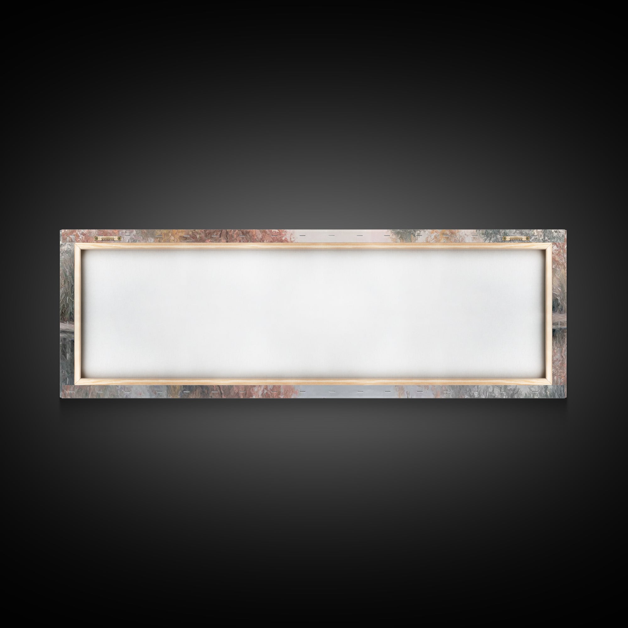 Path Of Still Waters – Framed Canvas Print – Christian Art Canvas – Jesus Painting – Christian Wall Art – Panoramic Art – Christian Decor
