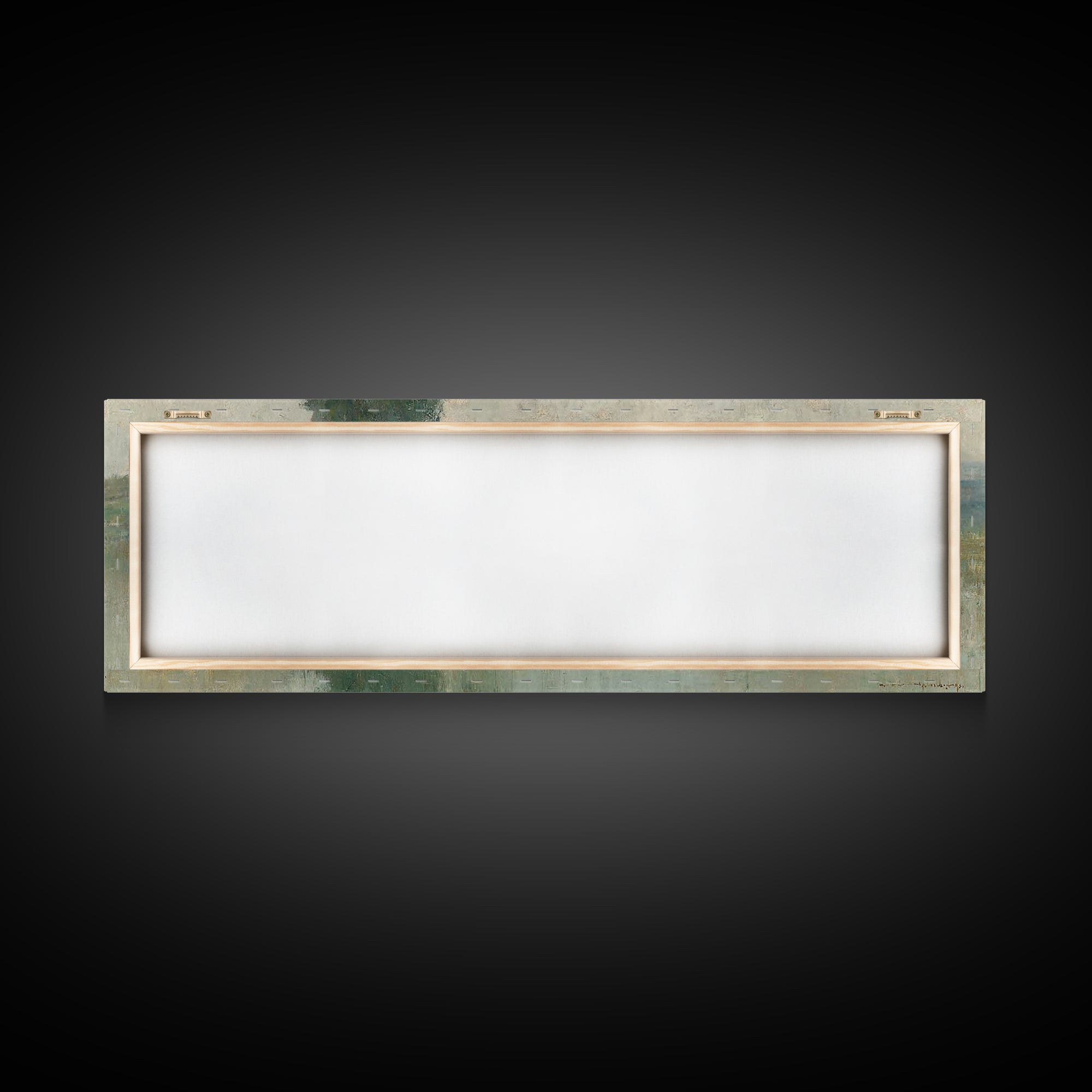 Quiet Shepherd Walk, Framed Canvas Print, Christian Wall Art, Christian Art Canvas, Jesus Painting, Panoramic Painting, Christian Christmas
