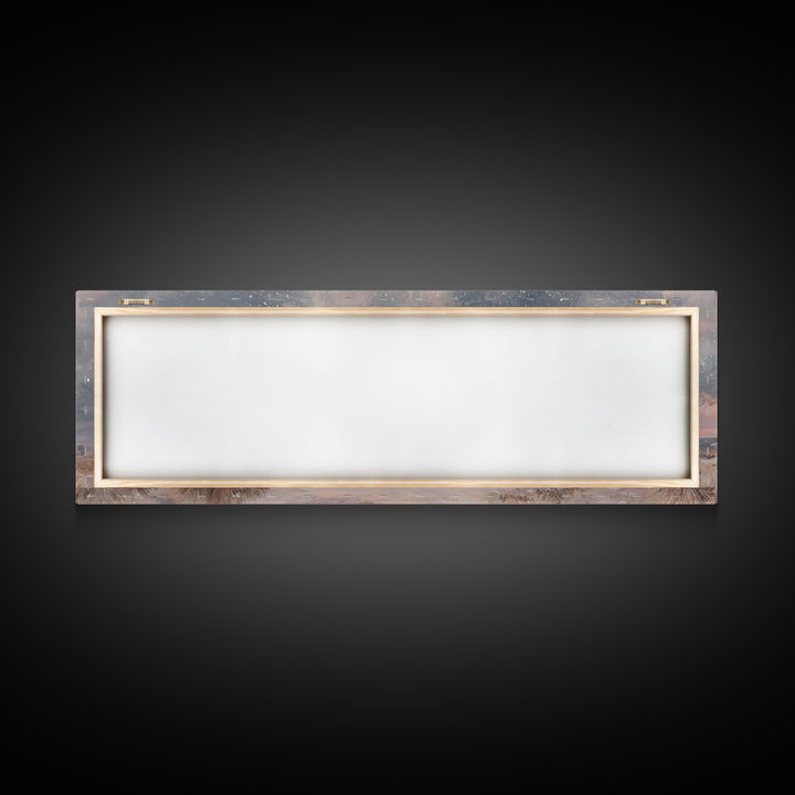 Star Of Bethlehem – Framed Canvas Print – Christian Wall Art – Christian Art Canvas – Christmas Art – Panoramic Frame – Christian Gift