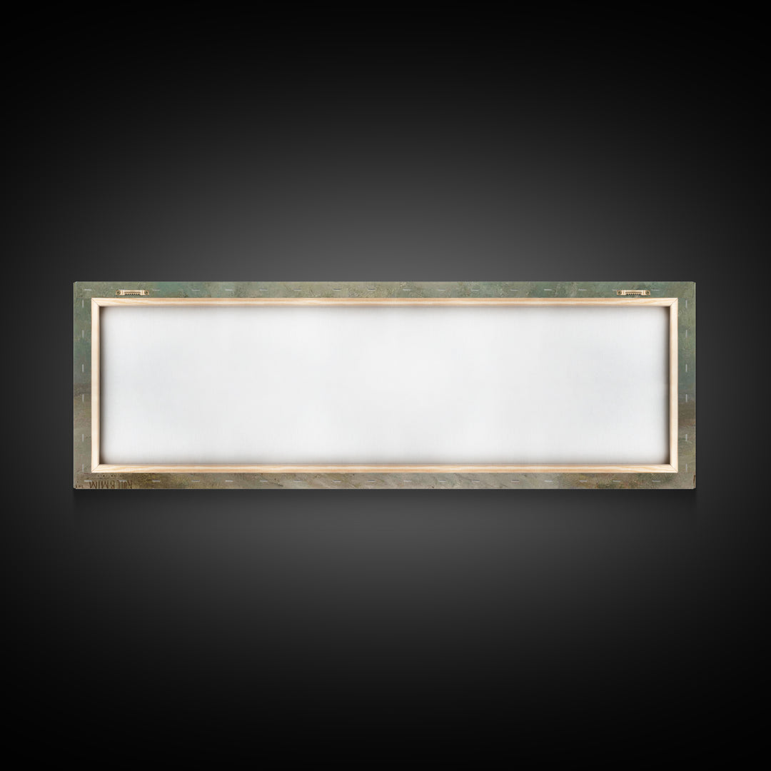 Holy Night Caravan | Framed Canvas Print | Panoramic Print | Christian Christmas Art | Christian Wall Art | Christmas Canvas Wall Art | Chr