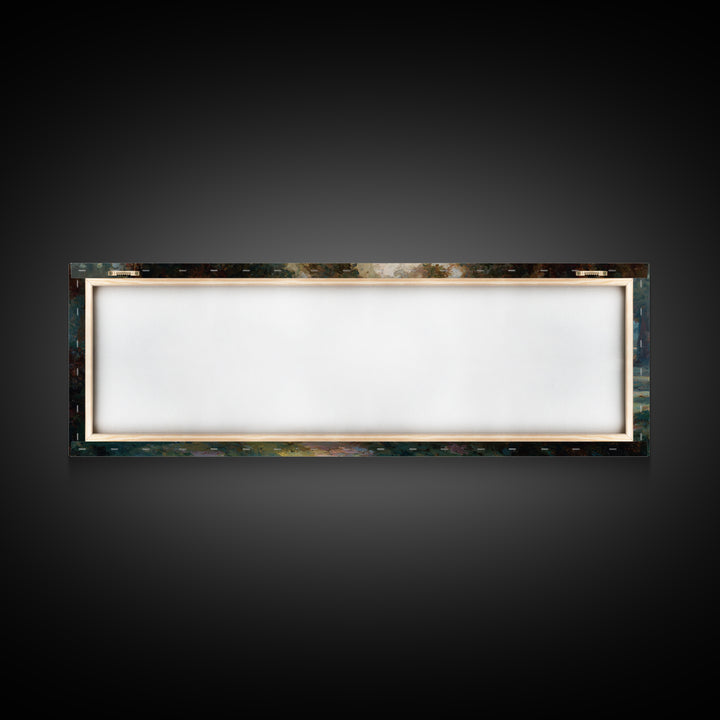 Shepherd’s Peace – Framed Canvas Print – Panoramic Painting – Christian Wall Art – Jesus Painting – Christian Art Canvas – Christian Gift I