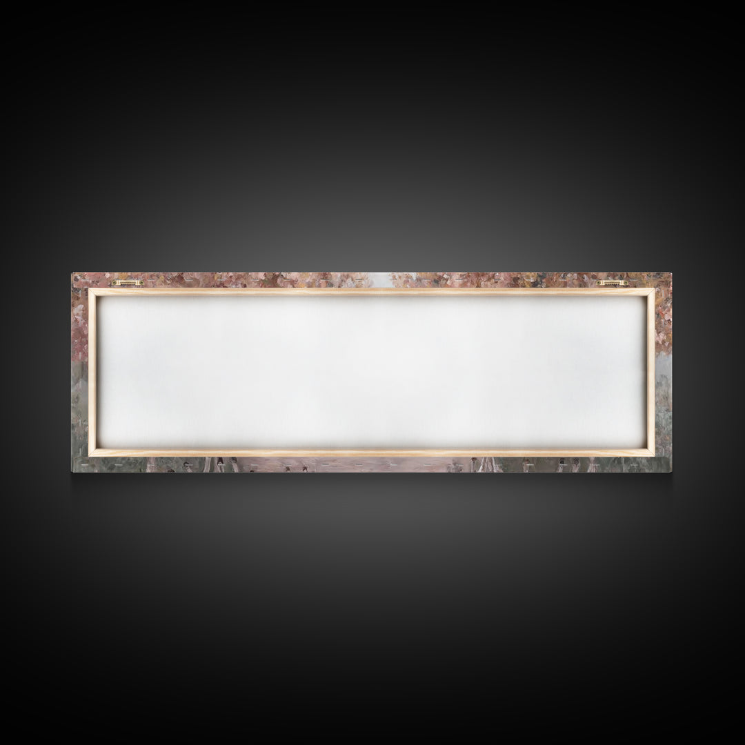 Autumn Pasture Grace | Framed Canvas Print | Christian Art Canvas | Jesus Painting | Christian Wall Art | Panoramic Wall Art | Christian Gi