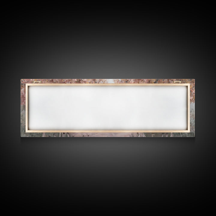 Autumn Pasture Grace | Framed Canvas Print | Christian Art Canvas | Jesus Painting | Christian Wall Art | Panoramic Wall Art | Christian Gi