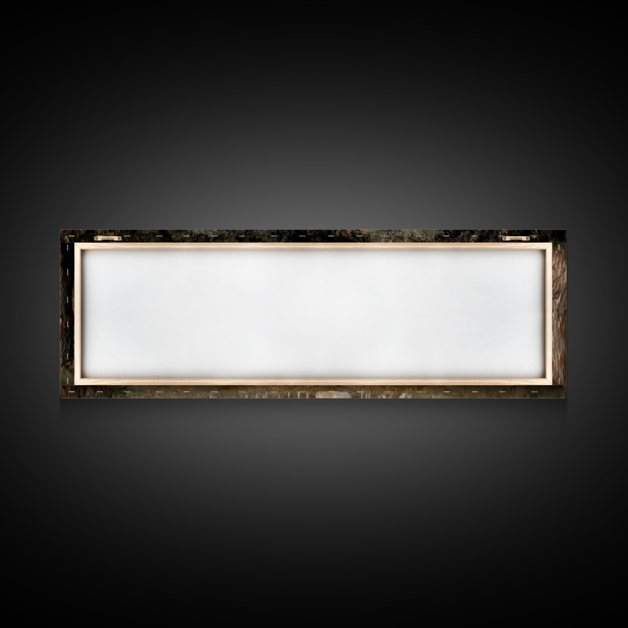Quiet Grove Calling - Framed Canvas Print - Christian Art Canvas - Christian Wall Art - Jesus Painting - Panoramic Frame - Christian Gift I